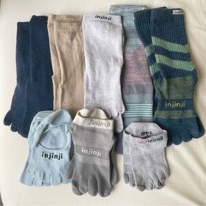 Injinji Toe Socks Lot of 8 Women’s S